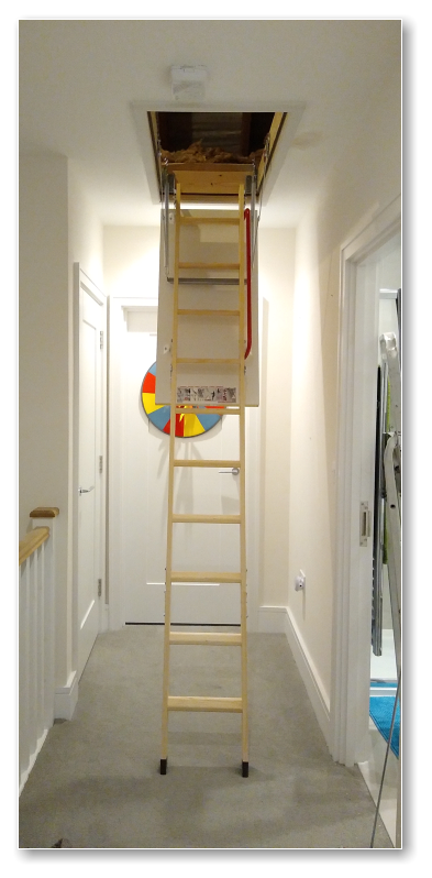 Wooden loft ladders