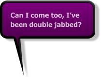 Can I come too, I’ve been double jabbed?