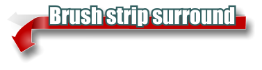 Brush strip surround